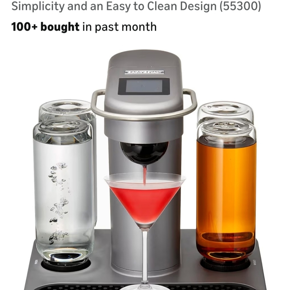 Bartesian Professional Cocktail Machine with Capsule Storage Drawer